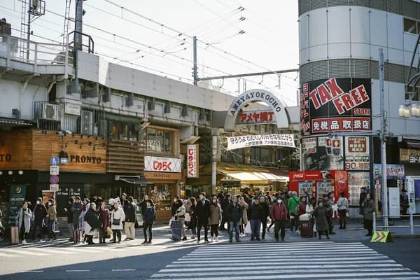Ameyoko Market, Ueno — street food & shopping